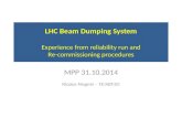 LHC Beam Dumping System Experience from reliability run and Re-commissioning procedures MPP 31.10.2014 Nicolas Magnin – TE/ABT/EC.