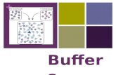 + Buffers. + Buffer any substance or mixture of compounds that, added to a solution, is capable of neutralizing both acids and bases without appreciably.