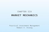 CHAPTER SIX MARKET MECHANICS Practical Investment Management Robert A. Strong.