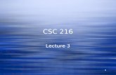 1 CSC 216 Lecture 3. 2 Unit Testing  The most basic kind of testing is called unit testing  Why is it called “unit” testing?  When should tests be.
