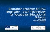 Education Program of JTAG Boundary – scan Technology for Vocational Educational Schools Jānis Smilga Project co-ordinator 10.11.2009.