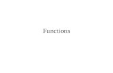 Functions. Introduction A sequence of statements that perform some related and useful processing. Functions have 3 components :- ( ) Note :- Declaration.
