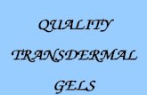 QUALITY TRANSDERMAL GELS THE TRANSDERMALS COMPOUNDER’S WORK HORSES.