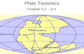 Plate Tectonics Chapter 9.2 – 9.3. Plate Tectonics Proposed in 1965 by Tuzo Wilson = combination of Wegener & Hess’s ideas. Convection Currents move the.