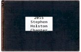 2015 Stephen Holston Chapter. 2015 Chapter Officers President – Nathaniel Hester Vice President – Lynn Fox Secretary – Lee Johnson Treasurer – David Johnston.