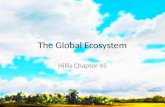 The Global Ecosystem Hillis Chapter 45. Chapter 45 The Global Ecosystem Key Concepts 45.1 Climate and Nutrients Affect Ecosystem Function 45.2 Biological,