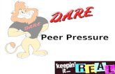 Peer Pressure. D.A.R.E. Review Risks & Consequences Did anyone take a risk with positive consequences?