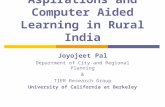 Parental Aspirations and Computer Aided Learning in Rural India Joyojeet Pal Department of City and Regional Planning & TIER Research Group University.