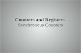 Counters and Registers Synchronous Counters. 7-7 Synchronous Down and Up/Down Counters  In the previous lecture, we’ve learned how synchronous counters.