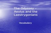 The Odyssey – Aeolus and the Laestrygonians Vocabulary.