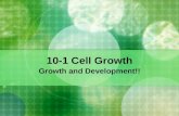 10-1 Cell Growth Growth and Development!! Definitions Histones Telomeres Somatic cells Chromatin Chromosomes Centromeres Spindle fibers.