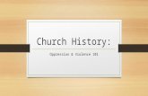 Church History: Oppression & Violence 101. Who Said? “The Old Testament accounts reveal God to be cruel, vindictive, capricious, & unjust.” Lee Strobel,