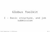 Grid Computing, B. Wilkinson, 20046a.1 Globus Toolkit I - Basic structure, and job submission.