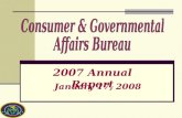 January 17, 2008 2007 Annual Report. 2  DTV: Consumer Education and Outreach for the Digital Television (DTV) Transition  Consumer Responsiveness: Addressing.