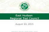East Hudson Regional Trail Council August 10, 2015.
