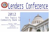 Maurine C. Padden Executive Vice President, Chief Administrative Officer 916/438-4412 mpadden@calbankers.com 1.