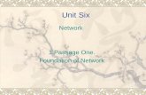 Unit Six Network 1.Passage One. Foundation of Network.