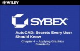 AutoCAD: Secrets Every User Should Know Chapter 4 – Applying Graphics Standards.
