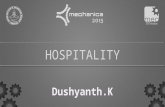 HOSPITALITY.  We believe in excellence. We believe in teamwork.  To make an good impression V I S I O N.