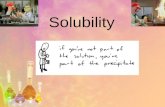 Solubility. What is Solubility? Describes the amount of solute that dissolves in a solvent.
