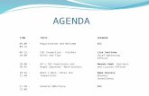 AGENDA TIMETOPICSPEAKER 09.00 - 09.15Registration and WelcomeAll 09.15 - 10.00CQC Inspection - Further Hints and TipsLisa Soultana Chief Operating Officer.
