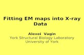 Fitting EM maps into X-ray Data Alexei Vagin York Structural Biology Laboratory University of York.