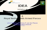 IDEA initiative of VNO-NCW Confederation of Netherlands Industry and Employers & Royal Netherlands Armed Forces LtCol Marines (R) Chris P. van der Plasse.