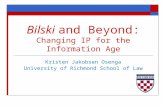 Kristen Jakobsen Osenga University of Richmond School of Law Bilski and Beyond: Changing IP for the Information Age.