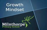 Growth Mindset. Why Growth Mindset? When students and teachers have a growth mindset, they understand that intelligence can be developed. Students focus.