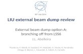 LIU external beam dump review External beam dump option A: branching off from LSS6 J.L. Abelleira Thanks to: F. Velotti, B. Goddard, M. Meddahi, H. Vincke,