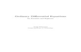 Ordinary Differential Equations for Scientists and Engineers