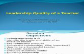 Leadership Qquality of Teachers01