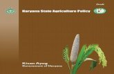 Haryana State Agriculture Policy Draft