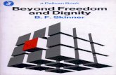 Beyond Freedom Dignity by B F Skinner