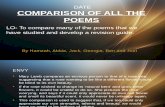 Comparison of All the Poems