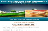 EDU 310 PAPERS Real Education - Edu310papers.com