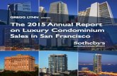 The 2015 Annual Report on Luxury Condominium Sales in San Francisco