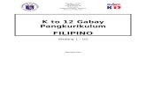 FILIPINO CURRICULUM GUIDE K-12