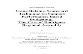 using balanced scorecard to support Performance Based Budgeting