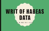 Writ of Habeas Data Final
