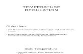 Temperature Regulation Physiology