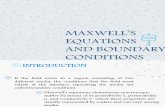 Boundary Conditions and Maxwell Equations