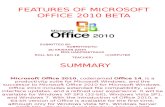 Features of Microsoft Office 2010 Beta