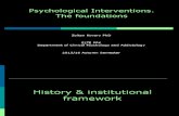 Introduction to Clinical and Counselling Psychology 08 - Interventions - The Foundations