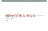 HEPATITIS D E G