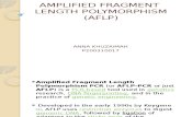 Amplified Fragment Length Polymorphism (Aflp)