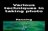 Various Techniques in Taking Photo