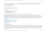 Comparing Java c#