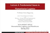 Nagurney Humanitarian Logistics Lecture 4
