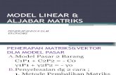 Model Linear & Aljabar Matriks